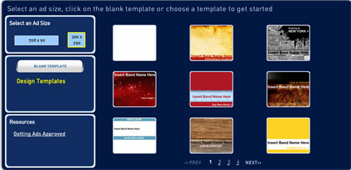 Choosing a template