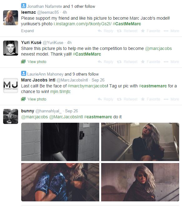 Keep hashtags easy to spell and remember Cast me Marc