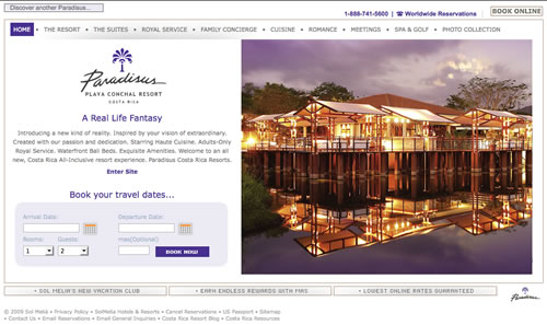 paradisus-playa-conchal-web-design