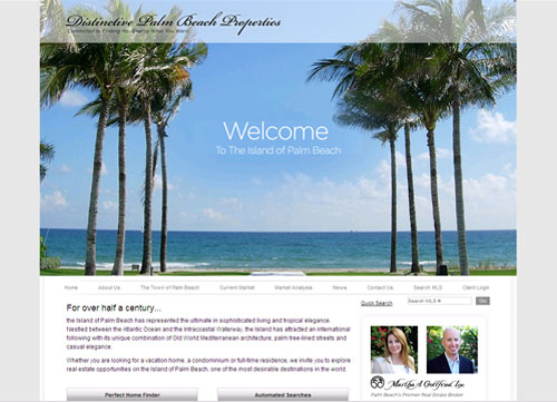 Distinctive Palm Beach Properties Home Page