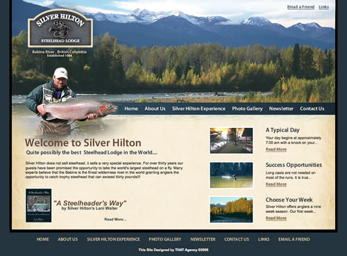 Silver Hilton Steelhead Lodge Site Launches