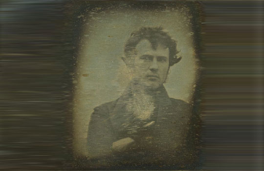 first selfie antique photo