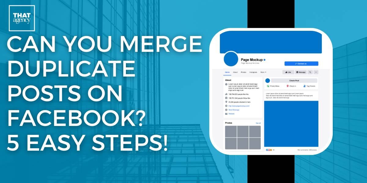 Can You Merge Duplicate Posts on Facebook 5 Easy Steps!