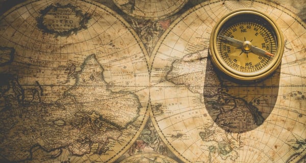 A map and compass illustrating that poor website navigation is an important reason why you need a new website | THAT Agency of West Palm Beach, Florida