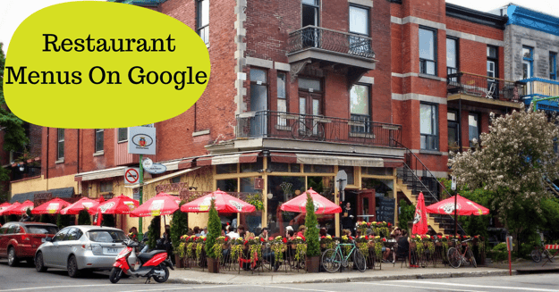 Your Local Restaurant Menu On Google