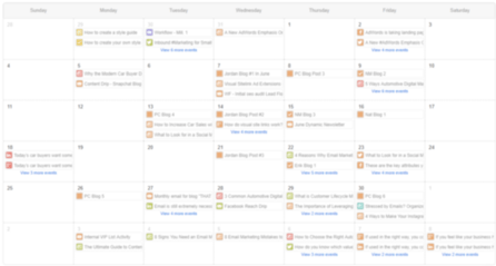 HubSpot Content Calendar | THAT Agency