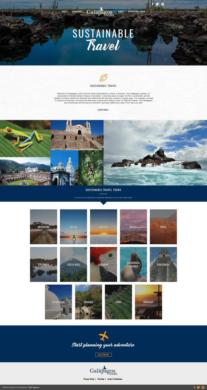 Galapagos.com Website Redesign Galapagos.com Website Redesign