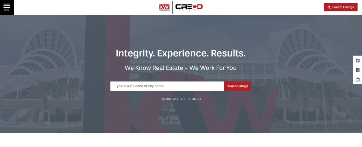 Real Estate Website Design Companies | Commercial Real Estate Website Design | THAT Agency