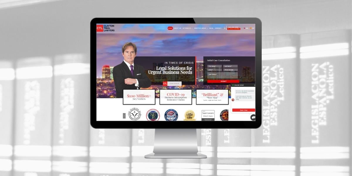 New Website for Law Firm in Fort Lauderdale, Florida