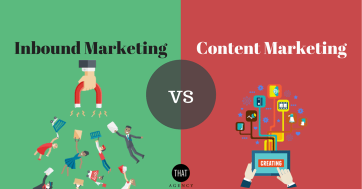 Inbound Marketing vs Content Marketing | THAT Agency Inbound Marketing vs Content Marketing | THAT Agency