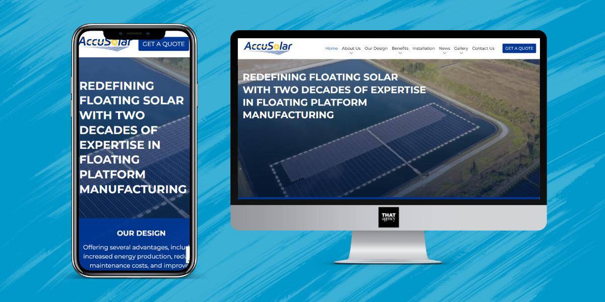 THAT Agency Launches Innovative Website for AccuSolar