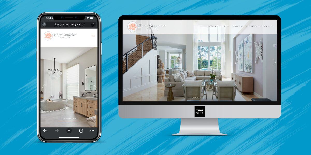 THAT Agency Transforms Piper Gonzalez Designs Website to Elevate Digital Marketing Efforts