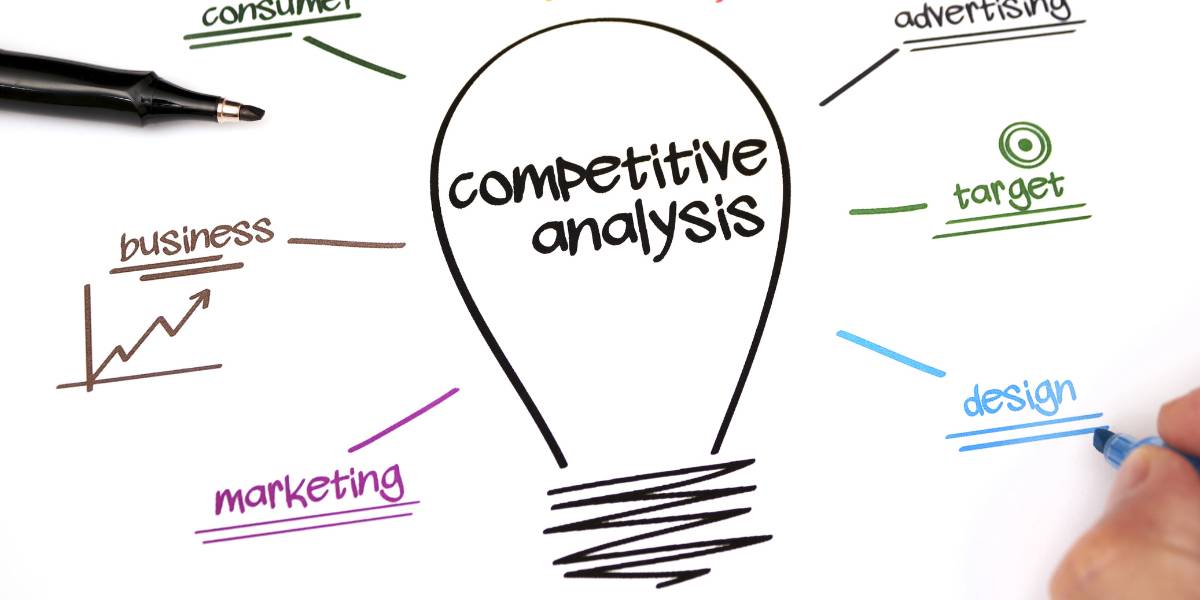 A competitive tracking plan on white paper.