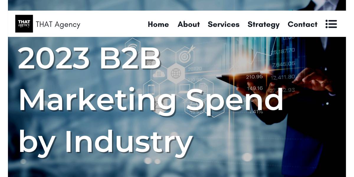 2023 B2B Marketing Spend by Industry